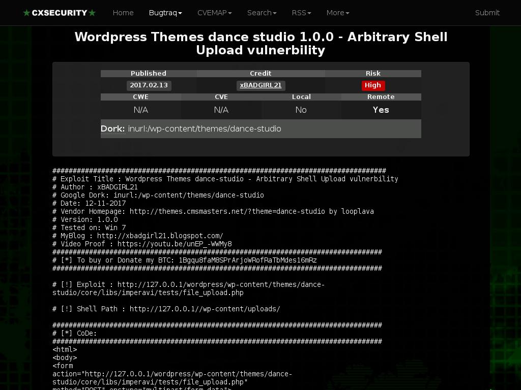 Upload Shell To Wordpress